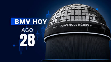 BMV cae por GAP y Peñoles; Wall Street culmina en rojo tras postura de la Fed en Jackson Hole