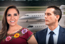 Mara Lezama de Morena y Emilio González del Partido Verde comparten aviones para vuelos privados