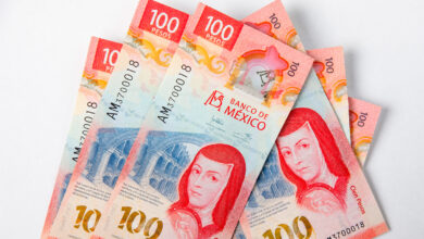 Los billetes falsos de 100 pesos carecen de los elementos de seguridad oficiales de Banxico.
