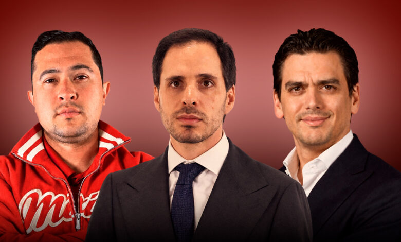 Jorge del Valle, Gerardo Kuri y José Fernández