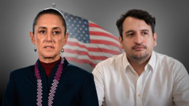 Claudia Sheinbaum ANdy López Beltán