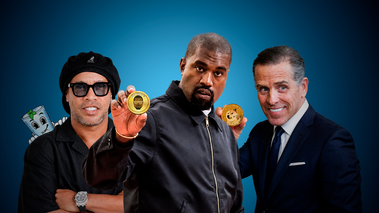 Famosos como Kanye West, y ahora Hunter Biden han lanzado su propia moneda digital aprovechando algún escándalo o hecho viral.