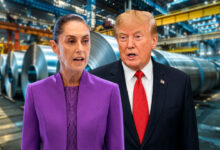 Claudia Sheinbaum y Donald Trump buscan endurecer las reglas de origen para los envíos de aluminio