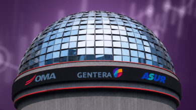 Las acciones de OMA, Gentera y Asur tienen un margen de crecimiento de alrededor de 30%