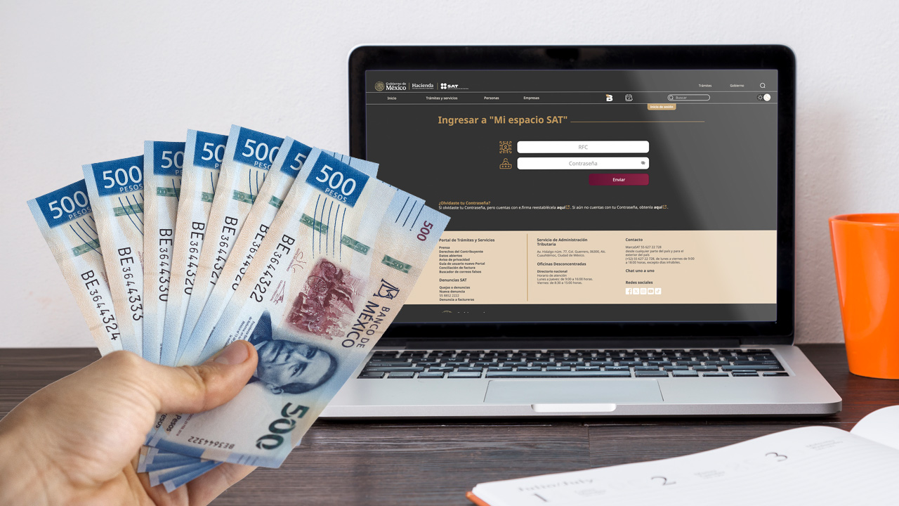 Las inconsistencias en la cuenta CLABE pueden retasar el depósito del saldo a favor del SAT