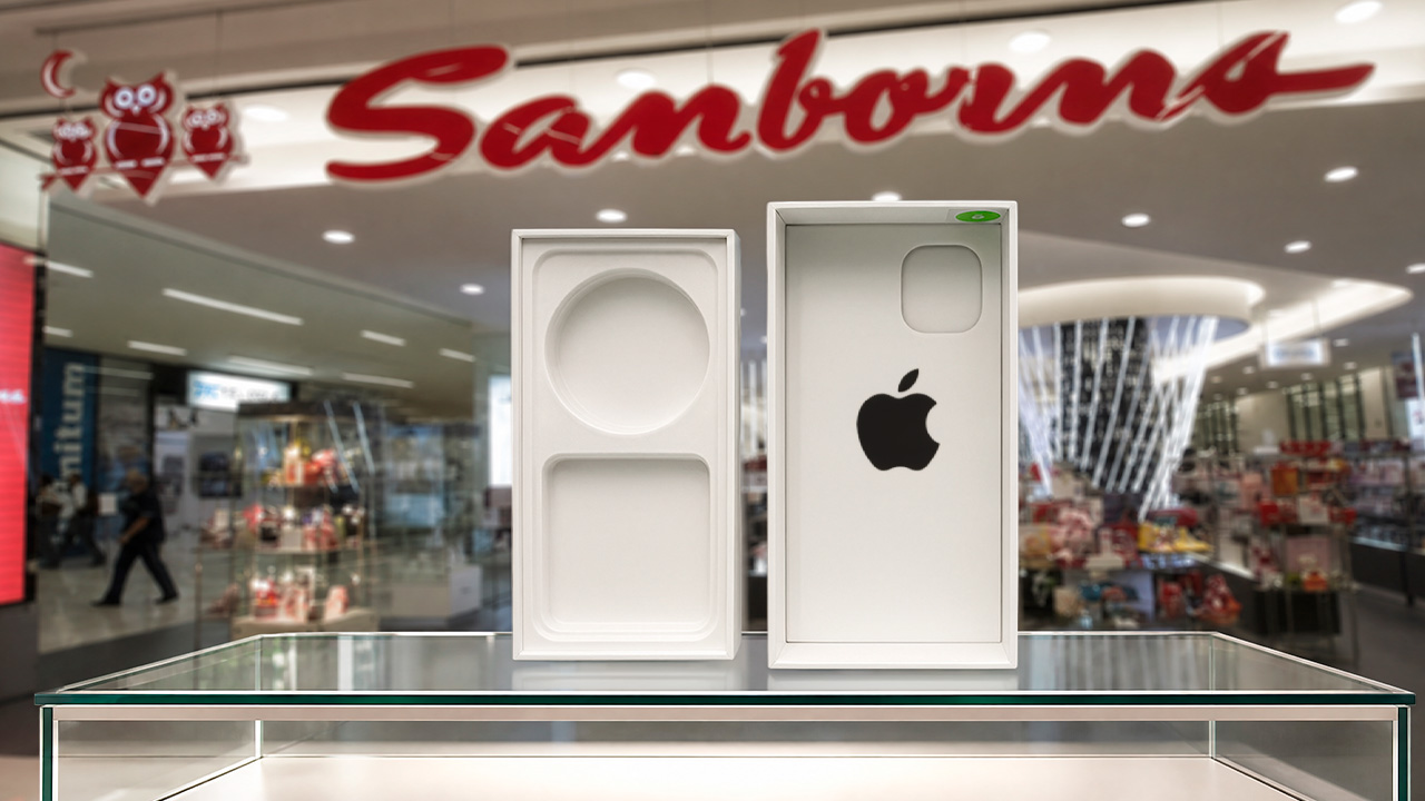 Grupos Sanborns comercializa productos de la tecnológica Apple / Fotoarte: Ericka Robles