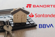 Santander, BBVA y Banorte: las tasas que ofrecen los bancos en créditos hipotecarios