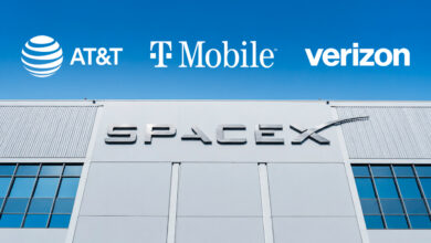 AT&T, T-Mobile y Verizon se desploman más de 9% ya que SpaceX podría aumentar la competencia en la industria de las telecomunicaciones