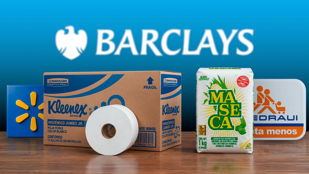 Barclays bajó el precio objetivo de las acciones de Walmart, Kimberly, Gruma y Chedraui