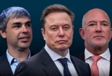 Entre los 10 hombres más ricos del mundo 9 son del sector tecnológico, donde destacan Elon Musk, Larry Page y Jeff Bezos