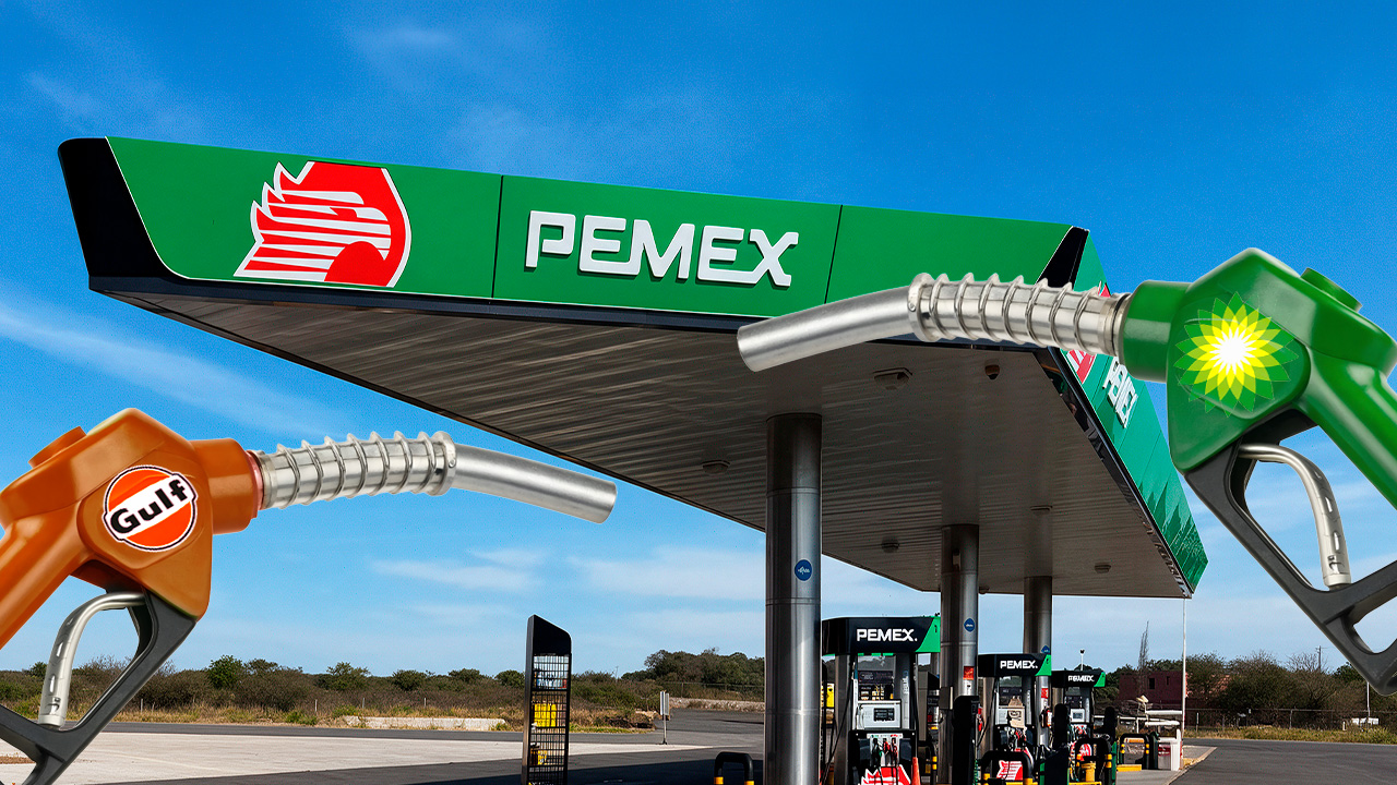 Pemex gana terreno en gasolineras mientras BP y Gulf reducen su presencia