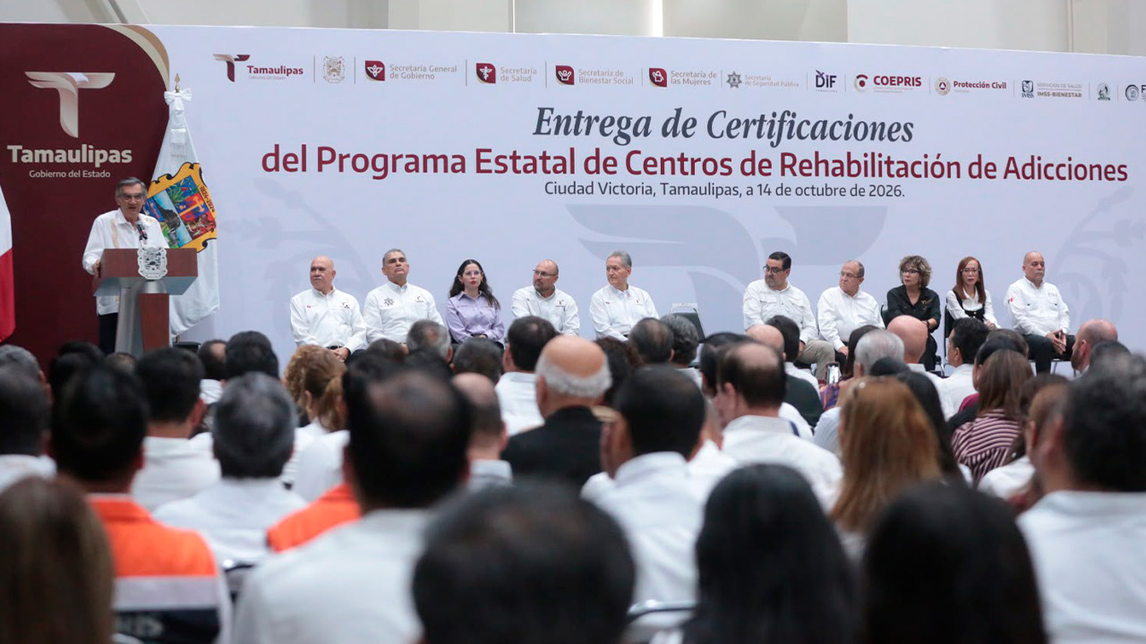 Tamaulipas invierte 12 mdp en regularizar centros de adicciones; Cofepris replicará el modelo en 2027